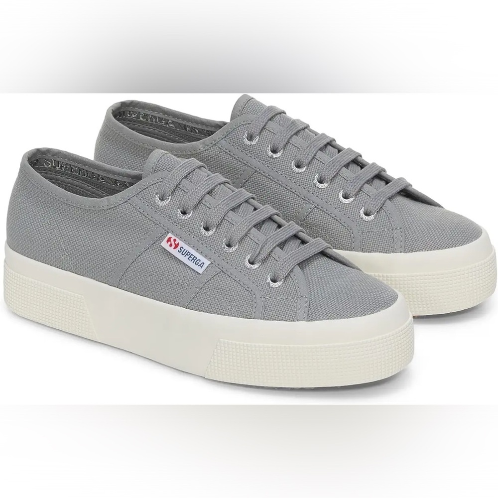 SUPERGA | 2790 ACOTW grey platform Sneaker